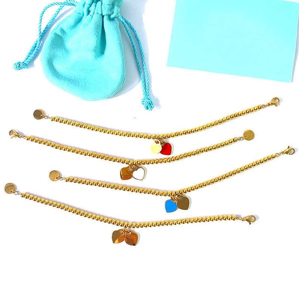 luxury tiff fashion brand jewelry korean fashion minimalist ins double peach heart bracelet t home enamel drop oil blue pink gold love ball, Golden;silver
luxury tiff fashion brand jewelry korean fashion minimalist ins double peach heart bracelet t home enamel drop oil blue pink gold love ball, Golden;silver