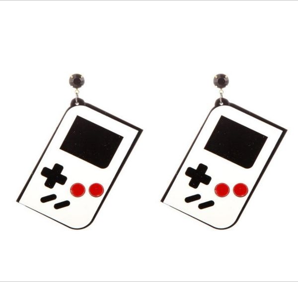 new arrival game machine dangle earrings for womens white acrylic fashion jewelry trendy accessories1074325, Silver
new arrival game machine dangle earrings for womens white acrylic fashion jewelry trendy accessories1074325, Silver