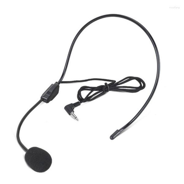 Image of Microphones Wired Gaming Earphone Headphone With Microphone 3.5mm Headset For PC Computer Laptop School Meeting