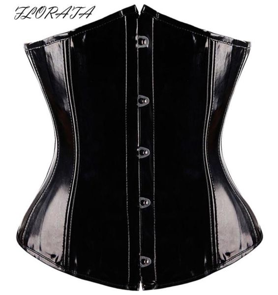 gothic fetish black underbust corset pvc vinyl bustier laceup punk s2xl body shaper3011668, Black;white
gothic fetish black underbust corset pvc vinyl bustier laceup punk s2xl body shaper3011668, Black;white