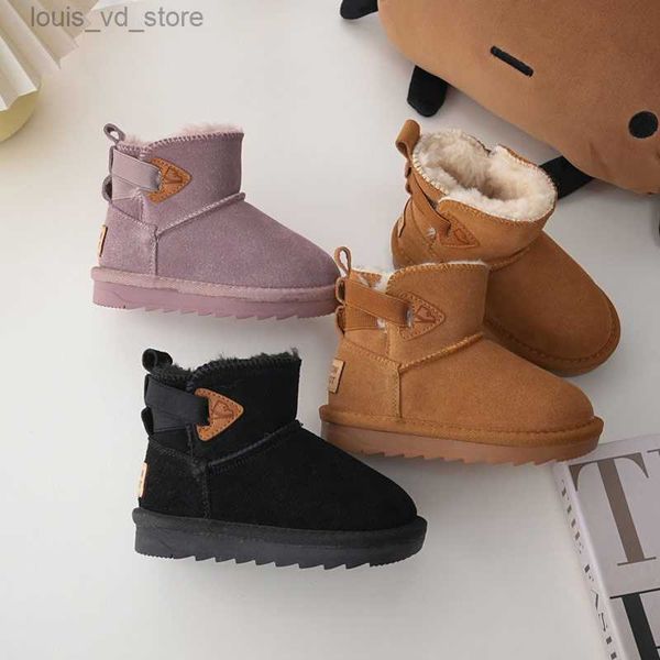children' snow boots girl' head layer frosted leather boots boy' warm plush non-slip winter boots size 21-37 t230811, Black;grey
children' snow boots girl' head layer frosted leather boots boy' warm plush non-slip winter boots size 21-37 t230811, Black;grey