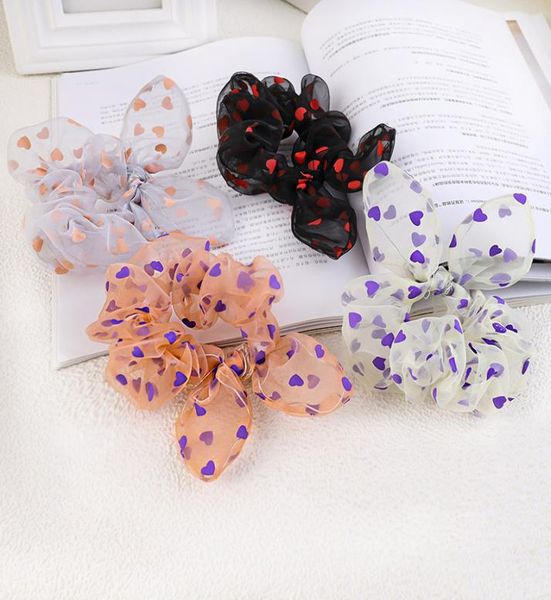 cute bunny ears chiffon scrunchie elastic hair bands transprent hair ring rope love heart print girls hair ties accesories9907946, Pink
cute bunny ears chiffon scrunchie elastic hair bands transprent hair ring rope love heart print girls hair ties accesories9907946, Pink