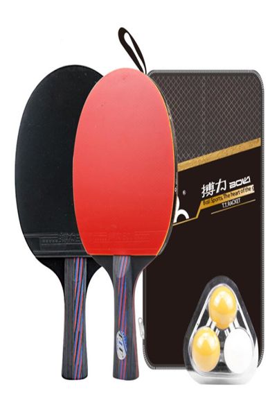 1 pair table tennis racket double face pimples in long short handle ping pong set with 3 balls4979260
1 pair table tennis racket double face pimples in long short handle ping pong set with 3 balls4979260
