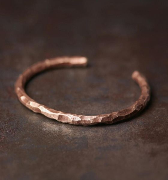 solid copper hand hammered metal bracelet rustic forged do old punk cuff bangle viking handmade jewelry gift for her him y24007731, Black 
solid copper hand hammered metal bracelet rustic forged do old punk cuff bangle viking handmade jewelry gift for her him y24007731, Black