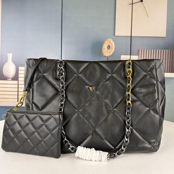 diamond lattice tote bag sheepskin chain shopper bags transverse handbag women quilted bag composite bag purse large capacity beach totes cl
diamond lattice tote bag sheepskin chain shopper bags transverse handbag women quilted bag composite bag purse large capacity beach totes cl