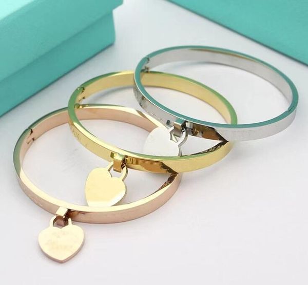 love heart bracelet designer jewelry gold cuff t bracelets bangles titanium steel silver with hearts for womens mens gold silver designer ba, Black
love heart bracelet designer jewelry gold cuff t bracelets bangles titanium steel silver with hearts for womens mens gold silver designer ba, Black