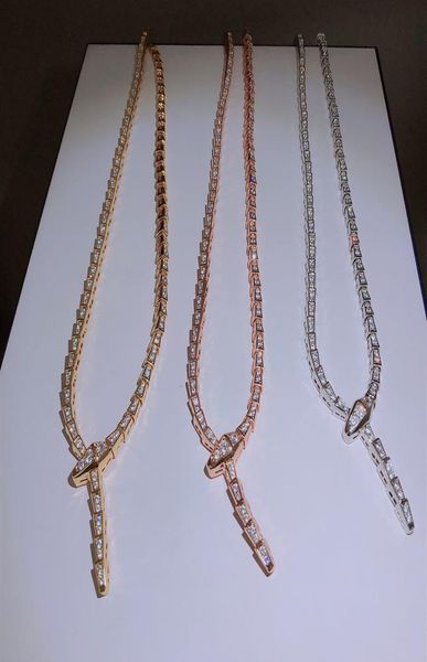 2020brand s925 silver-plated -shaped necklace zircon set elegant classic design python neck chain prom fashion women's necklace7461576
2020brand s925 silver-plated -shaped necklace zircon set elegant classic design python neck chain prom fashion women's necklace7461576