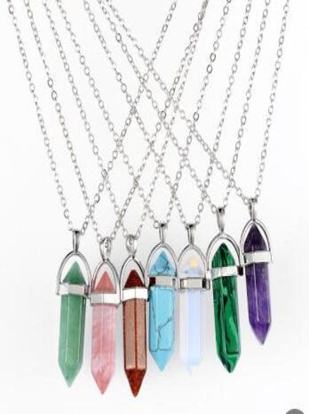 bullet shape necklaces natural crystal bead stone pendant chain necklace jewelry3557372, Silver
bullet shape necklaces natural crystal bead stone pendant chain necklace jewelry3557372, Silver