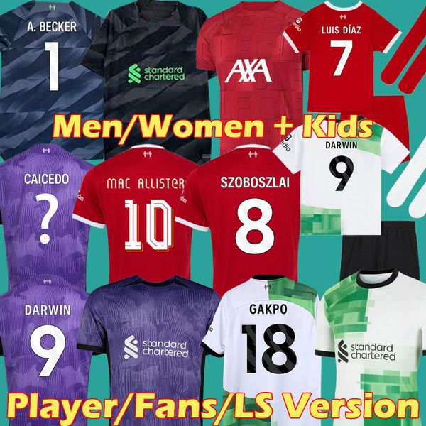 23 24 allister szoboszlai caicedo soccer jerseys gakpo darwin mohamed luis diaz 2023 2024 alexander allister football shirts men women kids, Black;yellow
23 24 allister szoboszlai caicedo soccer jerseys gakpo darwin mohamed luis diaz 2023 2024 alexander allister football shirts men women kids, Black;yellow