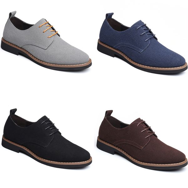 2023 matte leather business shoes men black brown grey anti-suede mens trainers sneakers casual color4
2023 matte leather business shoes men black brown grey anti-suede mens trainers sneakers casual color4