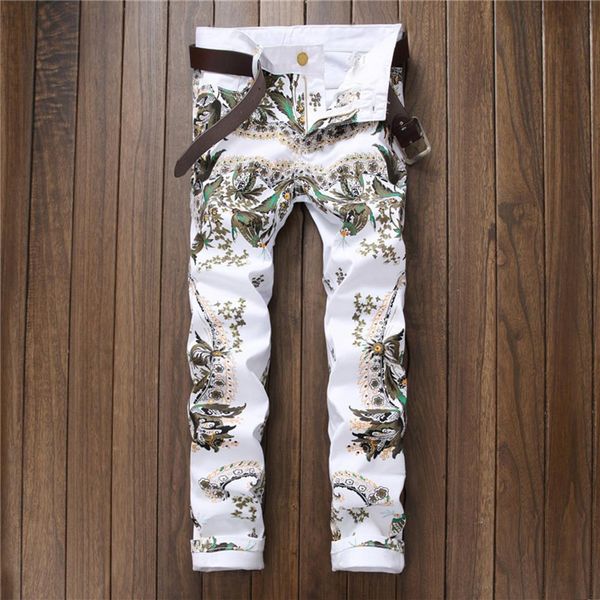 white print men's skinny jeans summer slim-fit stretch cowboy pants pantalones para hombre vaqueros324j, Blue
white print men's skinny jeans summer slim-fit stretch cowboy pants pantalones para hombre vaqueros324j, Blue