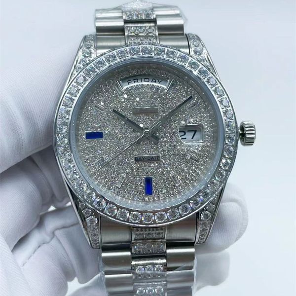 womens designer watch classic fashion automatic watch size 41 mm sapphire glass waterproof strap with a diamond in the middle, is a lady, Slivery;brown
womens designer watch classic fashion automatic watch size 41 mm sapphire glass waterproof strap with a diamond in the middle, is a lady, Slivery;brown