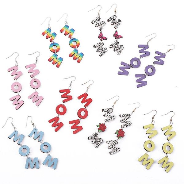 wooden colorful mom letter cow print solid color earrings for women simple long hanging earrings mama gifts fashion jewelry, Silver
wooden colorful mom letter cow print solid color earrings for women simple long hanging earrings mama gifts fashion jewelry, Silver