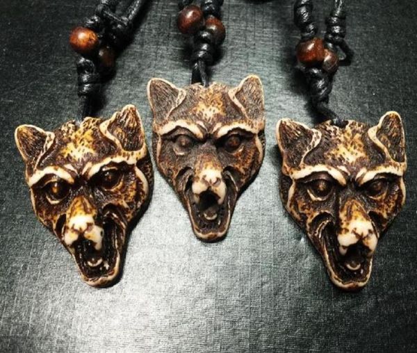 12 pcs cool yak bone powder carved wolf head pendant necklace choker gift264u3008542, Silver
12 pcs cool yak bone powder carved wolf head pendant necklace choker gift264u3008542, Silver