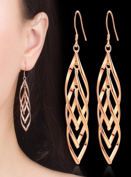 fashion long rose gold dangle earrings jewelry for women s925 sterling silver tassel rope wave hollow ear rings2134628
fashion long rose gold dangle earrings jewelry for women s925 sterling silver tassel rope wave hollow ear rings2134628