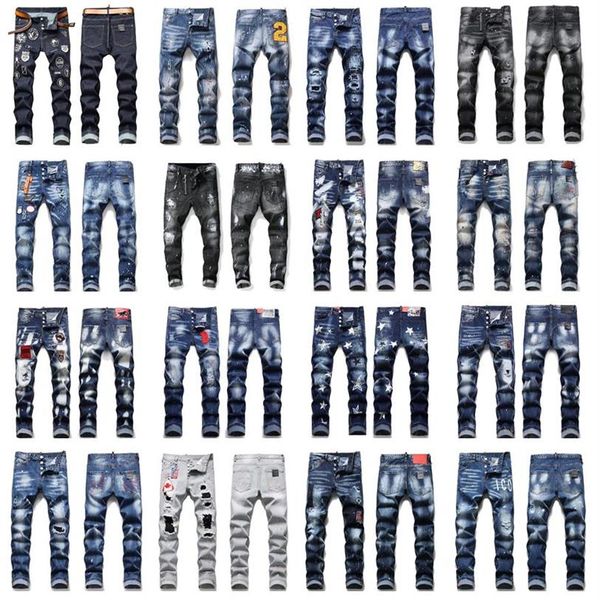 mens jeans loose print designer dsq pants denim pants men badge rips stretch black fashion slim fit washed motocycle uomo hip hop2637, Blue
mens jeans loose print designer dsq pants denim pants men badge rips stretch black fashion slim fit washed motocycle uomo hip hop2637, Blue