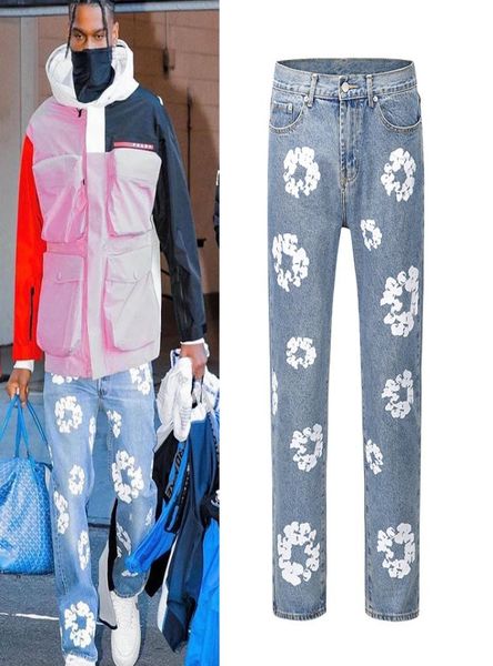 flower full print jeans pants oversized streetwear straight casual men and women denim trousers9316216, Blue
flower full print jeans pants oversized streetwear straight casual men and women denim trousers9316216, Blue
