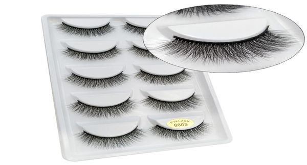 5pairs faux fiber false eyelashes synthetic fake lashes 3d silk eyelashes g8057000841
5pairs faux fiber false eyelashes synthetic fake lashes 3d silk eyelashes g8057000841