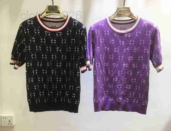 women's knits & tees designer 2023 new summer casual diamond letter jacquard short sleeve knitted fashion x4ap, White
women's knits & tees designer 2023 new summer casual diamond letter jacquard short sleeve knitted fashion x4ap, White