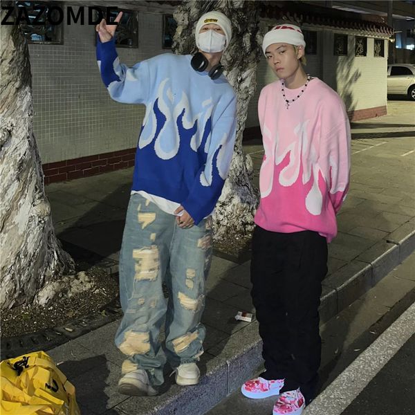mens sweaters zazomde men sweater streetwear fire flame graphic knitted hip hop retro vintage pullover oversized harajuku 230811, White;black
mens sweaters zazomde men sweater streetwear fire flame graphic knitted hip hop retro vintage pullover oversized harajuku 230811, White;black