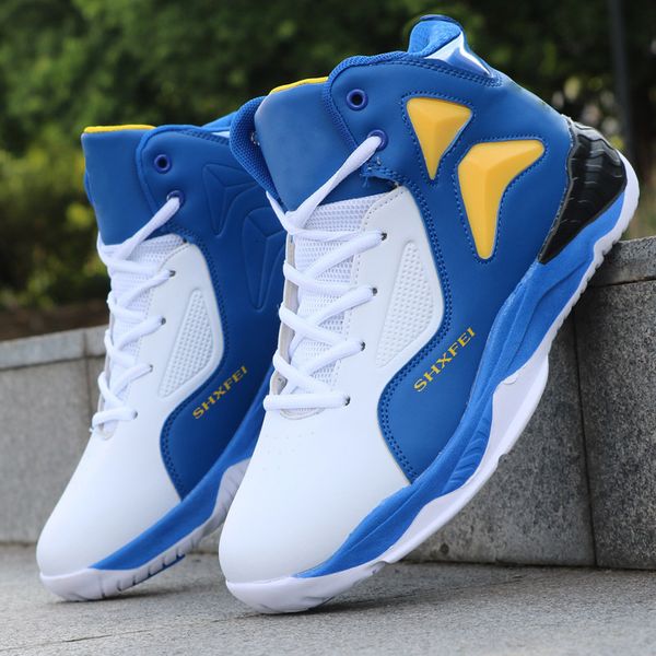 dress shoes fashion men basketball shoes breathable comfortable antiskid wearresistant sneakers outdoor male high lace up sports 230810, Black
dress shoes fashion men basketball shoes breathable comfortable antiskid wearresistant sneakers outdoor male high lace up sports 230810, Black