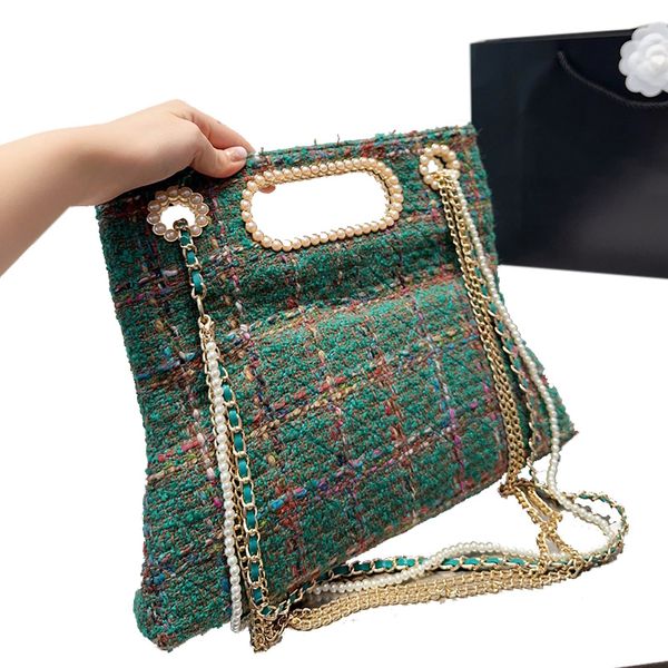designers classic tweed preal shoulder bags handbags 7a quality quilted fashion pearl chain women crossbody bag genuine leather lining totes
designers classic tweed preal shoulder bags handbags 7a quality quilted fashion pearl chain women crossbody bag genuine leather lining totes