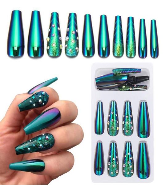 24pcs false nails shiny dark green rhinestones long detachable french fake nails ballet coffin tips press on art tools manicure be1925055, Red;gold
24pcs false nails shiny dark green rhinestones long detachable french fake nails ballet coffin tips press on art tools manicure be1925055, Red;gold