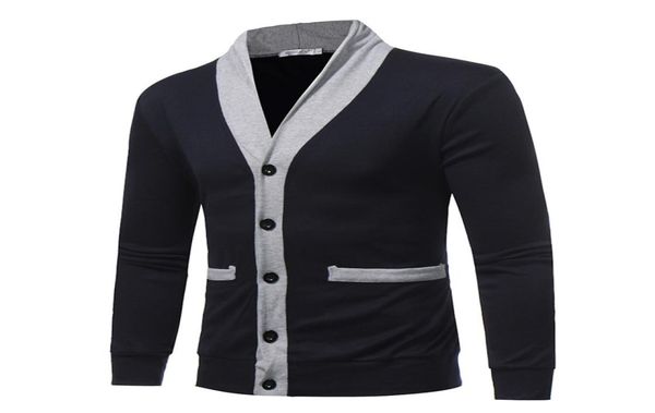 men039s sweaters mens fashion v neck contrast color decorative slim cardigan jacket long sleeved sweater men m2xl6599526, White;black
men039s sweaters mens fashion v neck contrast color decorative slim cardigan jacket long sleeved sweater men m2xl6599526, White;black