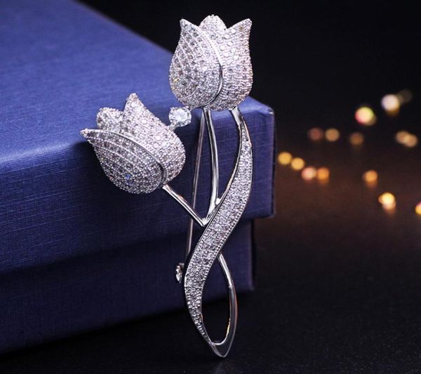 tulip flower cz brooch pin elegant rose flower cubic zircon brooches for wedding costume accessories jewelry valentine039s day 3461582, Gray
tulip flower cz brooch pin elegant rose flower cubic zircon brooches for wedding costume accessories jewelry valentine039s day 3461582, Gray