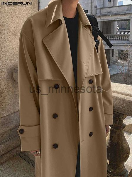 men's jackets fashion men trench lapel long sleeve loose double breasted long style coats streetwear 2023 casual men windbreaker s5xl j, Black;brown
men's jackets fashion men trench lapel long sleeve loose double breasted long style coats streetwear 2023 casual men windbreaker s5xl j, Black;brown