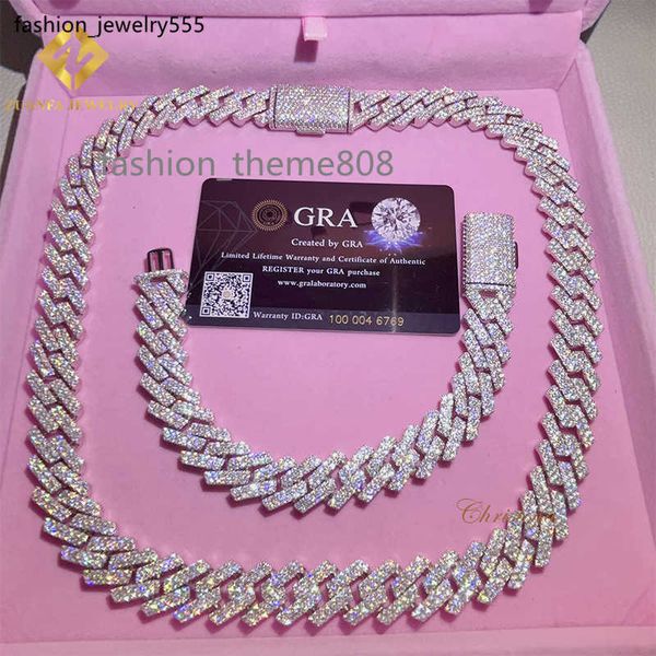 pendant necklaces 15mm moissanite bracelet men silver cuban link chain pass diamond tester gra vvs moissanite cuban necklace
pendant necklaces 15mm moissanite bracelet men silver cuban link chain pass diamond tester gra vvs moissanite cuban necklace