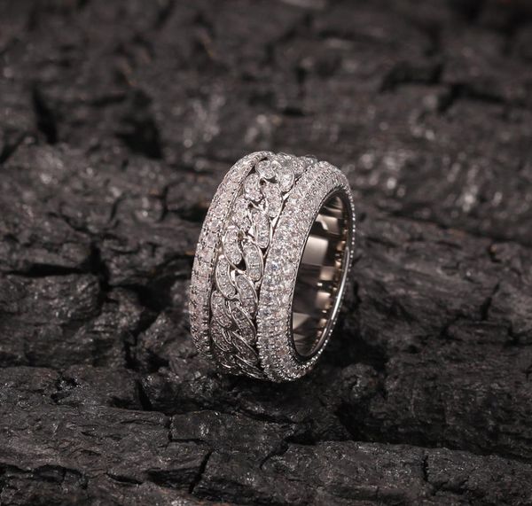 stones hip hop bling iced out cubic zirconia cz ring for men women spinner cuban chain round rings party jewelry2850590, Silver
stones hip hop bling iced out cubic zirconia cz ring for men women spinner cuban chain round rings party jewelry2850590, Silver