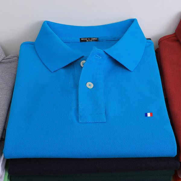 men's polos solid color mens polo shirts 100% cotton short sleeve casual polo hommes fashion summer lapel male 230810, White;black
men's polos solid color mens polo shirts 100% cotton short sleeve casual polo hommes fashion summer lapel male 230810, White;black