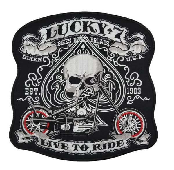whole custom 105 inches huge embroidery biker patches for jacket back mc surport punk lucky 73860205, Black
whole custom 105 inches huge embroidery biker patches for jacket back mc surport punk lucky 73860205, Black