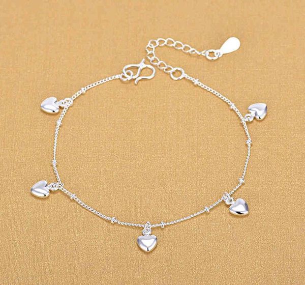 fashion female lovely heart charm bracelet for women 925 sterling silver birthday gifts jewelry 2105075285633, Golden;silver
fashion female lovely heart charm bracelet for women 925 sterling silver birthday gifts jewelry 2105075285633, Golden;silver