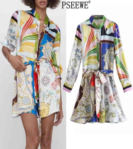 pseewe spring 2021 za print mini shirt dress women vintage belt long sleeve short woman button up casual dresses 2103248717507, Black;gray
pseewe spring 2021 za print mini shirt dress women vintage belt long sleeve short woman button up casual dresses 2103248717507, Black;gray
