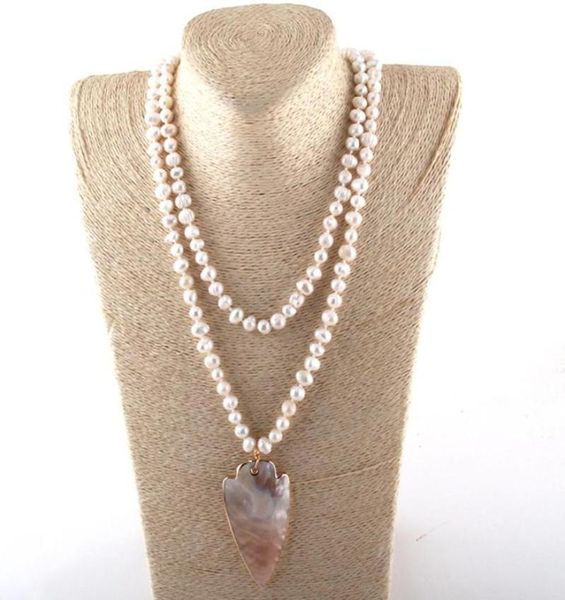 pendant necklaces fashion women pearl jewelry 89mm knotted freshwater shell necklacespendant5963411, Silver
pendant necklaces fashion women pearl jewelry 89mm knotted freshwater shell necklacespendant5963411, Silver
