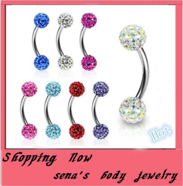 e10 shambhalla eyebrow ring 50pcslot mix 10 color shamballa disco ball eyebrow stud piercing jewery eyebrow bar5536720, Silver
e10 shambhalla eyebrow ring 50pcslot mix 10 color shamballa disco ball eyebrow stud piercing jewery eyebrow bar5536720, Silver