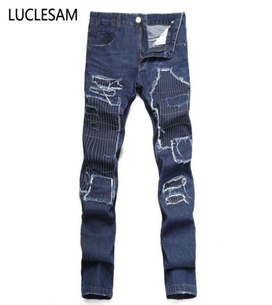 mens straight patchwork jeans summer fashion men denim pants casual slim fit skinny embroidery trousers designer jeans for men2590271, Blue
mens straight patchwork jeans summer fashion men denim pants casual slim fit skinny embroidery trousers designer jeans for men2590271, Blue