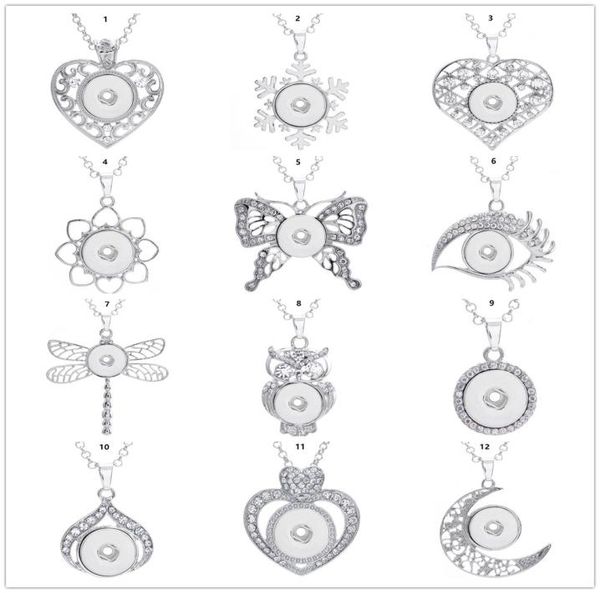 fashion women snaps button pendant necklace diy ginger snap jewelry with chain fit 18mm charm woen men gift7092629, Silver
fashion women snaps button pendant necklace diy ginger snap jewelry with chain fit 18mm charm woen men gift7092629, Silver