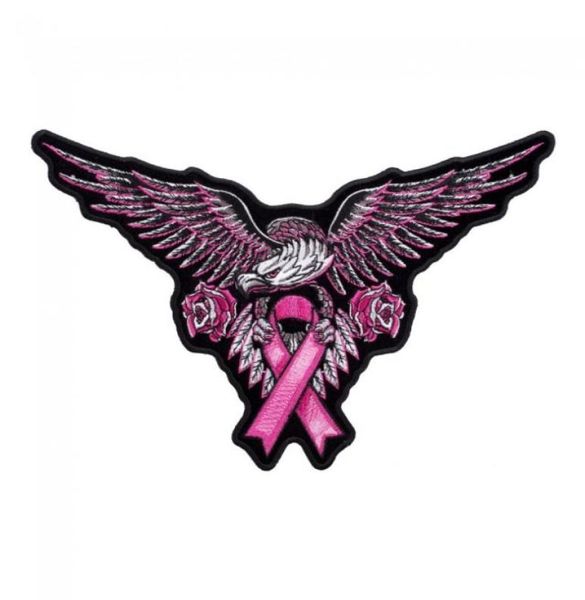 pink eagle breast cancer ribbon patch awareness embroidered iron on or sew on patches 525325 inch 4472367, Black
pink eagle breast cancer ribbon patch awareness embroidered iron on or sew on patches 525325 inch 4472367, Black