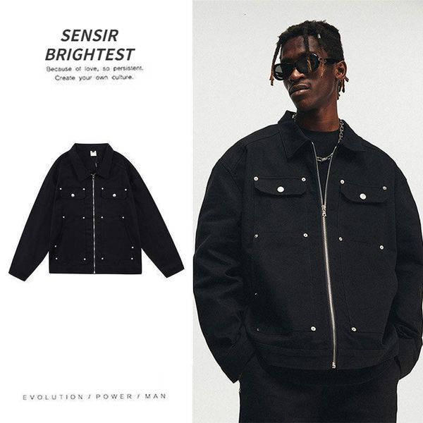 mens jackets american style high street metal stud denim jacket brand retro hiphop washed loose zipper crock 230810, Black;brown
mens jackets american style high street metal stud denim jacket brand retro hiphop washed loose zipper crock 230810, Black;brown