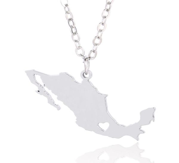 mexico map pendant necklace with love heart hometown souvenir necklaces stainless steel women charm jewelry whole7907829, Silver
mexico map pendant necklace with love heart hometown souvenir necklaces stainless steel women charm jewelry whole7907829, Silver