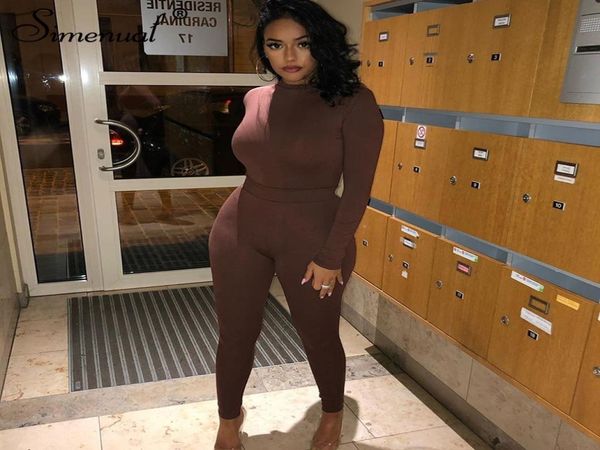 simenual basic solid skinny women two piece set casual fashion workout active wear bodycon outfits long sleeve and pants set y1807635, White
simenual basic solid skinny women two piece set casual fashion workout active wear bodycon outfits long sleeve and pants set y1807635, White