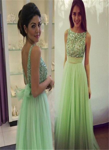 delicate crystals tulle prom dress bowknot aline mint green beading evening dresses open back party gowns7925799, Black
delicate crystals tulle prom dress bowknot aline mint green beading evening dresses open back party gowns7925799, Black