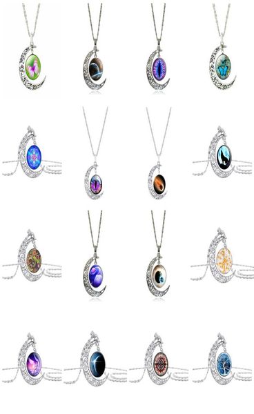 women039s fashion assorted hollow carved moon gemstone pendant jewelry necklaces for party giftswith chain7466370, Silver
women039s fashion assorted hollow carved moon gemstone pendant jewelry necklaces for party giftswith chain7466370, Silver