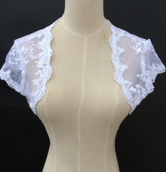 short sleeve gorgoeous lace bridal ladies jackets for wedding bridal accessories1934372, White
short sleeve gorgoeous lace bridal ladies jackets for wedding bridal accessories1934372, White