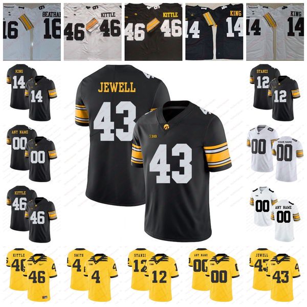 custom ncaa iowa hawkeyes #46 george kittle 43 josey jewell 15 josh jackson 14 desmond king 12 ricky stanzi black white retired football jer, Black;red
custom ncaa iowa hawkeyes #46 george kittle 43 josey jewell 15 josh jackson 14 desmond king 12 ricky stanzi black white retired football jer, Black;red