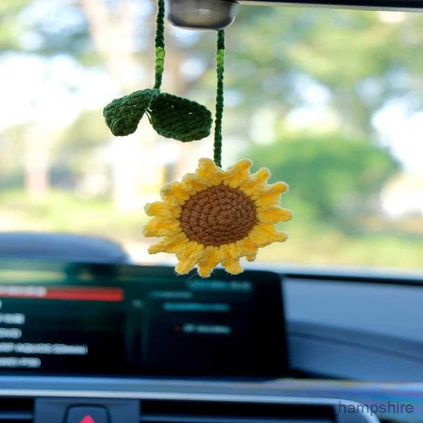 decorations multipurpose handmade crochet sunflower mirror decoration charm ornaments auto interior accessories car decor r230811
decorations multipurpose handmade crochet sunflower mirror decoration charm ornaments auto interior accessories car decor r230811