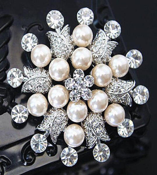 simulated pearl and crystal big snowflake flower brooch stunning austria rhinestone diamante wedding jewelry flower b5141110, Gray
simulated pearl and crystal big snowflake flower brooch stunning austria rhinestone diamante wedding jewelry flower b5141110, Gray
